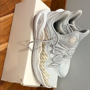 Stylish Gray and White Sneakers